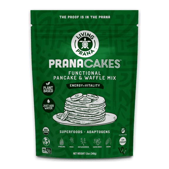 PranaCakes (Energy & Vitality) Superfood Organic Gluten-free Pancake & Waffle Mix