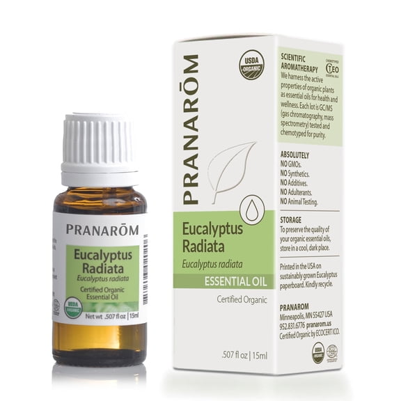 Pranarom - Eucalyptus Radiata Essential Oil 15ml - Moisturizing Skin - Supports Respiratory Health - Essential Oil for Diffuser - 100% Pure and Organic