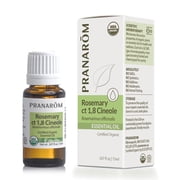 Pranarom Rosemary Cineole Essential Oil 15ml USDA Organic Therapeutic Grade for Aromatherapy & Massage