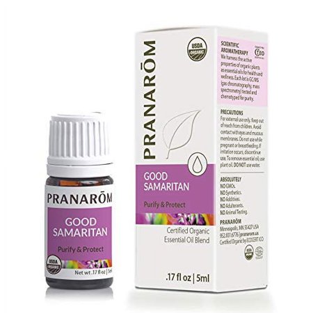 Pranarom - Good Samaritan Essential Oil Blend (5ml) - Cinnamon Leaf, Lemon, Rosemary, Eucalyptus, Clove Bud - 100% Pure Essential Oil for Diffusing and Cleaning | USDA and ECOCERT Certified Organic