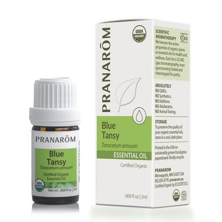 Blue Tansy Oil (Tanacetum Annuum) Essential Oil 100% Pure Natural Undiluted Uncut Therapeutic Grade Oil 0.16 Fl.OZ