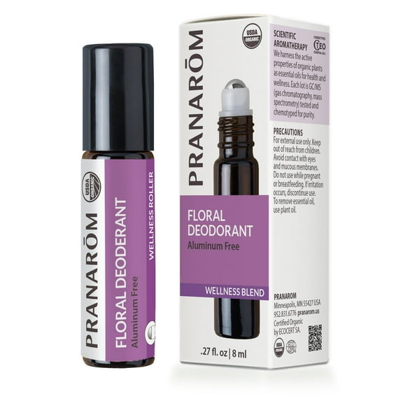 Pranarom Organic Floral Deodorant Roller