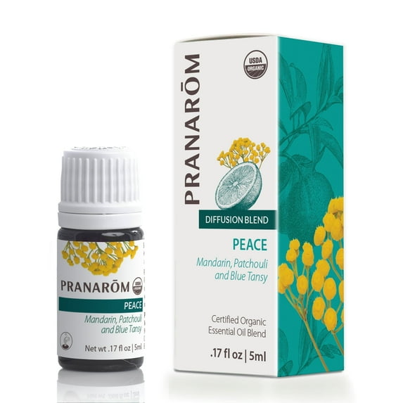 Pranarom Organic Essential Oil Blend 5ml Calming Lavender, Rosemary, Clary Sage, Pine, Cedarwood, Cardamom