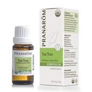 Pranarom USDA Certified Organic Tea Tree Essential Oil 15ml, 100% Pure Undiluted Therapeutic Grade from Zimbabwe for Aromatherapy, Diffuser, Healthy Skin & Hair, Massage, Relaxation