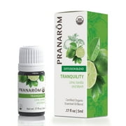 Pranarom - Tranquility Essential Oil Blend (5ml) - Lemon, Bergamot, Distilled Lime, Petitgrain, Spearmint, Orange - 100% Pure Essential Oil for Grounding & Clarity|USDA and ECOCERT Certified Organic