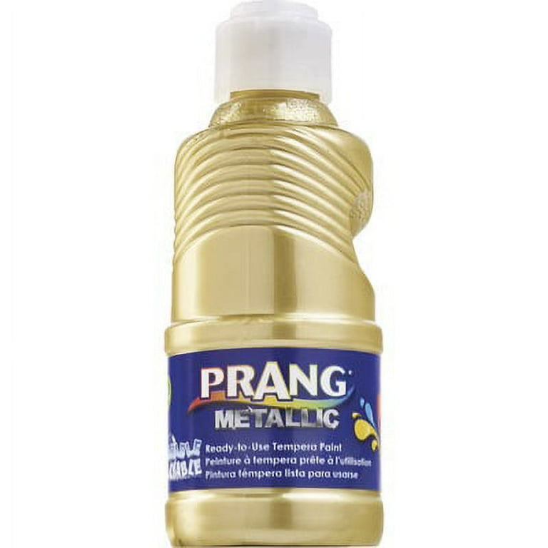 Prang Ready-to-Use Washable Metallic Paint - 8 fl oz - 1 Each - Metallic Gold Prang Ready-to-Use Washable Metallic Paint - 8 fl oz - 1 Each - Metallic Gold