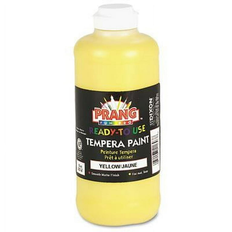 Ready-to-Use Tempera Paint, Yellow, 16 oz Dispenser-Cap Bottle Ready-to-Use Tempera Paint, Yellow, 16 oz Dispenser-Cap Bottle