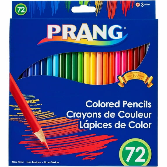 Prang 3.3mm Sharpened Colored Pencil (72 Pieces)