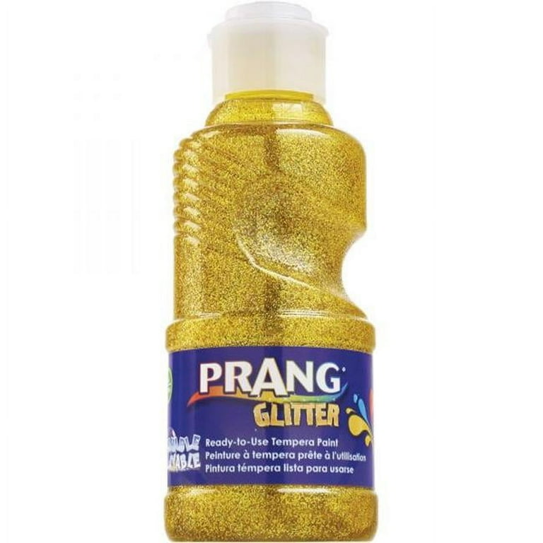 Prang Ready-to-Use Glitter Paint - 8 fl oz - 1 Each - Glitter Yellow Prang Ready-to-Use Glitter Paint - 8 fl oz - 1 Each - Glitter Yellow