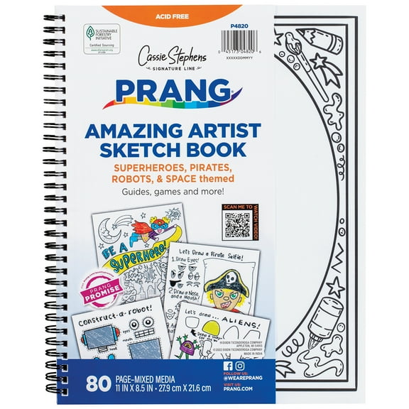 Prang Amazing Artists Sketch Book