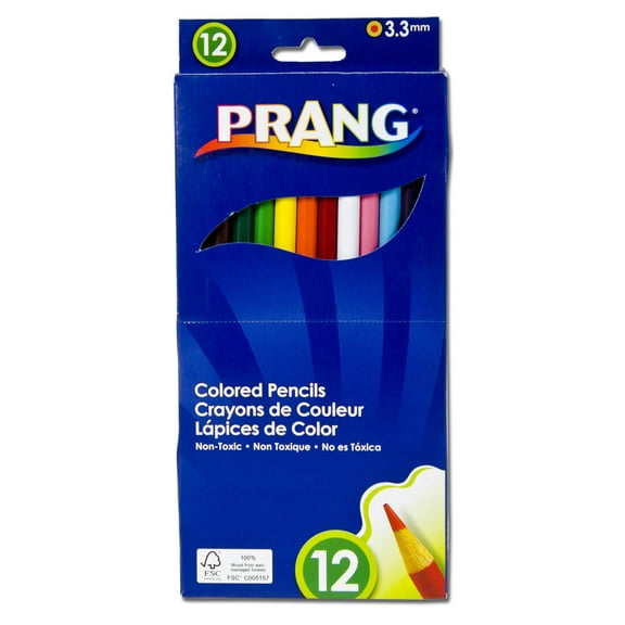Prang Colored Pencils, 12 Per Pack, 6 Packs