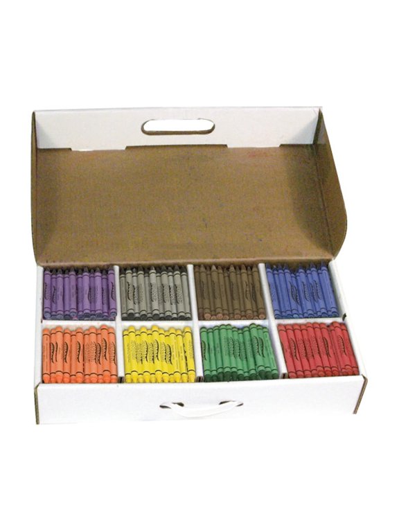 Crayons, Master Pack, 8 Colors (50 Each), 400 Count