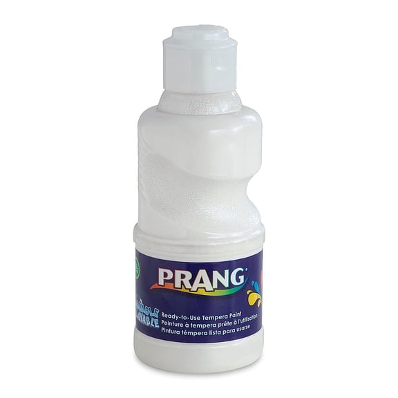Prang DIXX10807 8 oz Ready to Use Washable Tempera Paint, White