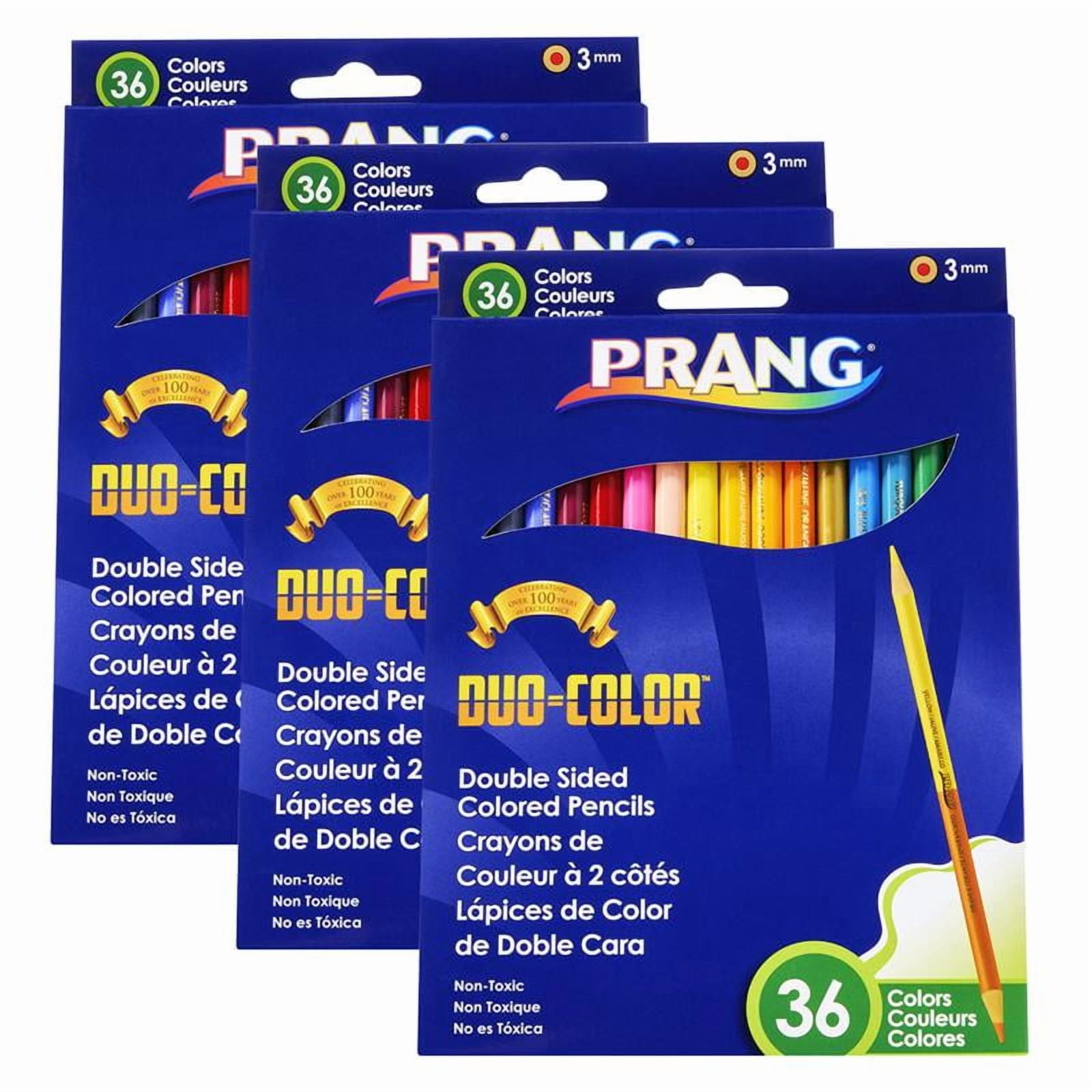 Prang Duo Colored Pencils, 36 Color Set (54 Count)