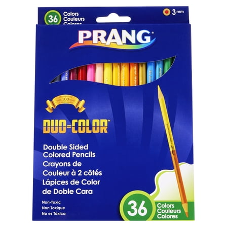 Prang  Duo-Colored Pencils, Assorted Colors, 18 Ct