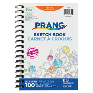 Glokers Sketch Book - 2 Pack - 100 Sheets Each Sketch Pad - Acid Free, Medium Weight Paper for Pencils, Charcoal, Oil Pastels, and Other Dry Media