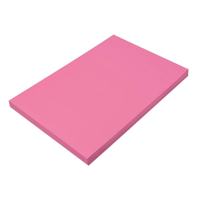 Prang (Formerly SunWorks) Construction MMF7 Paper, Hot Pink, 12" x 18