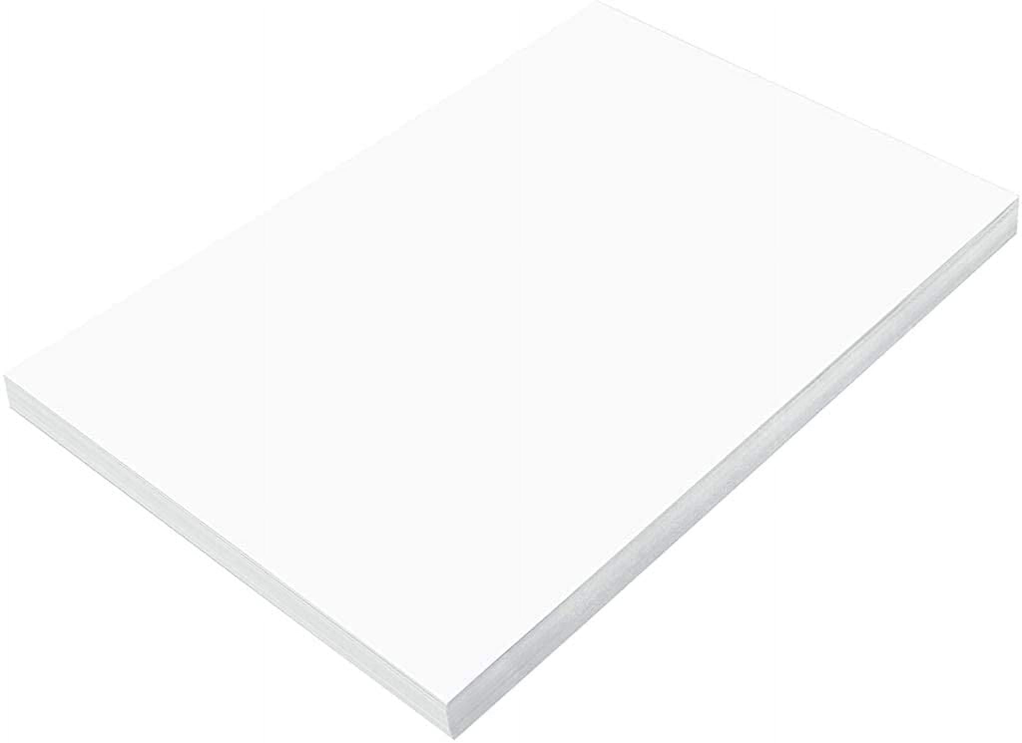 Prang (Formerly SunWorks) Construction Paper, Bright White, 12" x 18