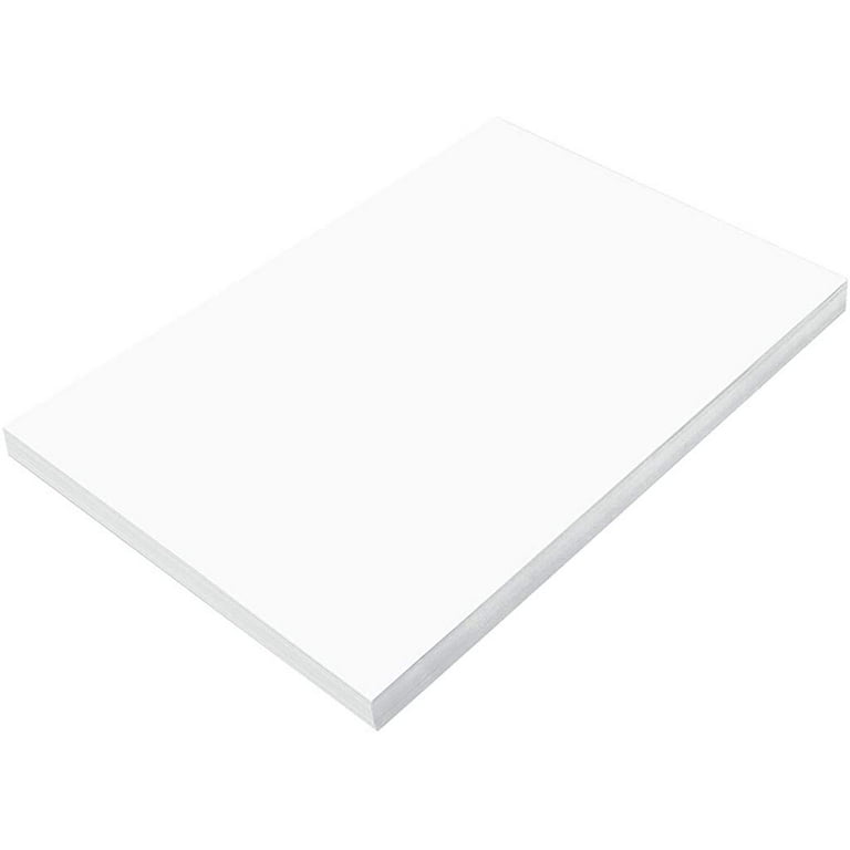 Pacon SunWorks Construction Paper - 12 x 18 Bright White