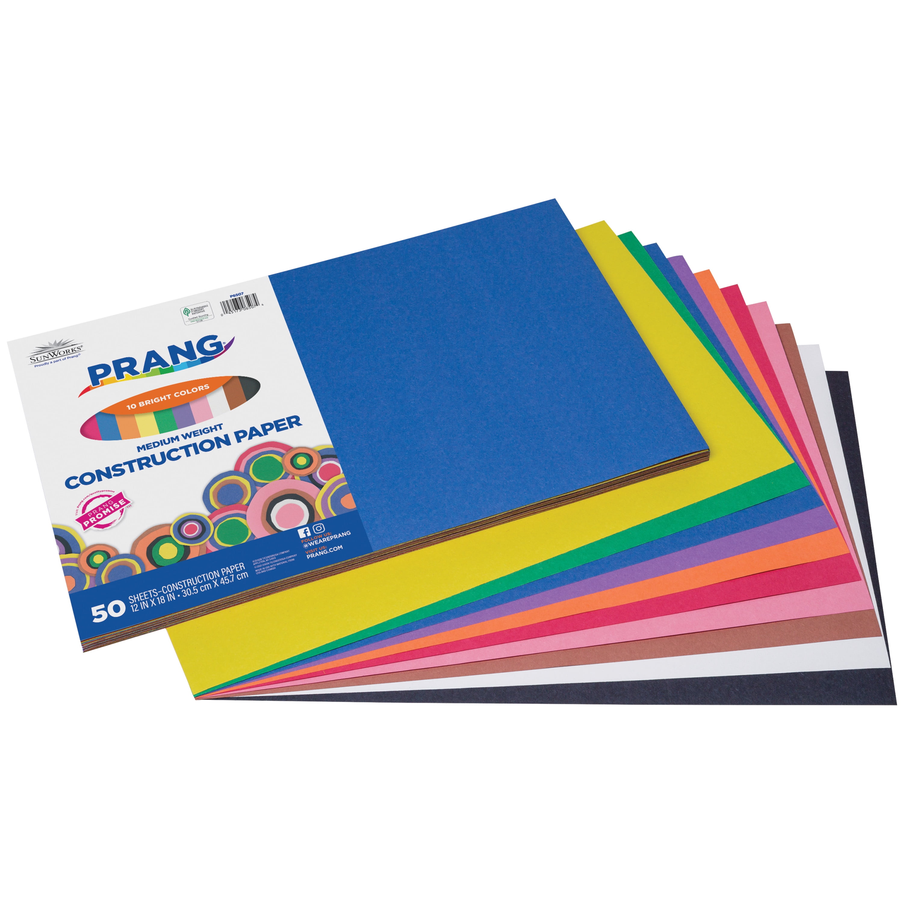 prang-12-x1-8-in-construction-paper-10-assorted-colors-50-sheets