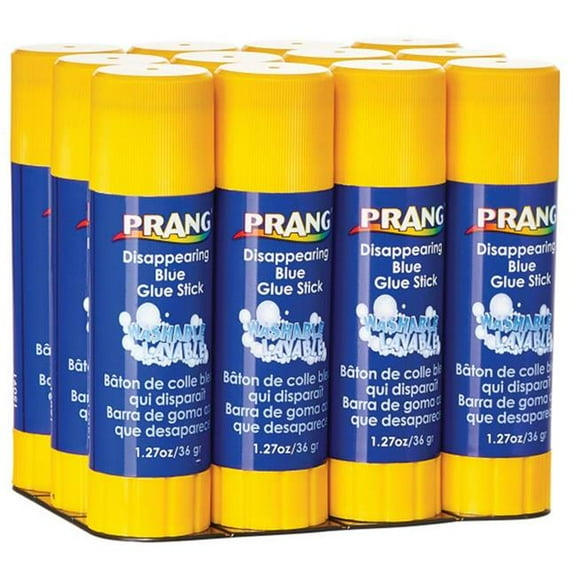 Prang Glue Sticks, Large Purple 1.27 oz., Pack of 6