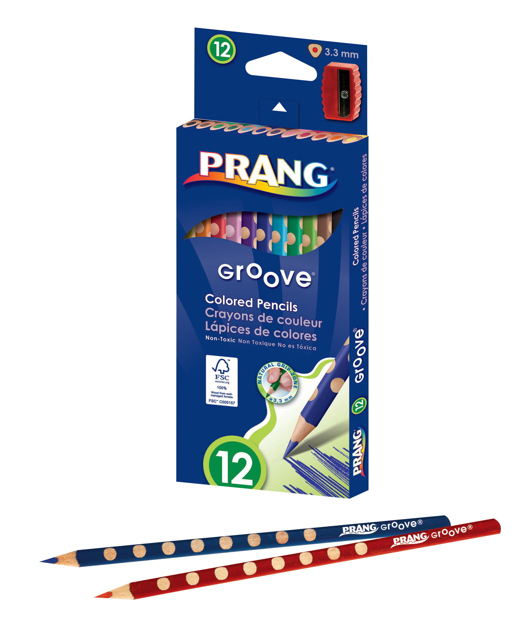 Triangular Colored Pencils - Prang