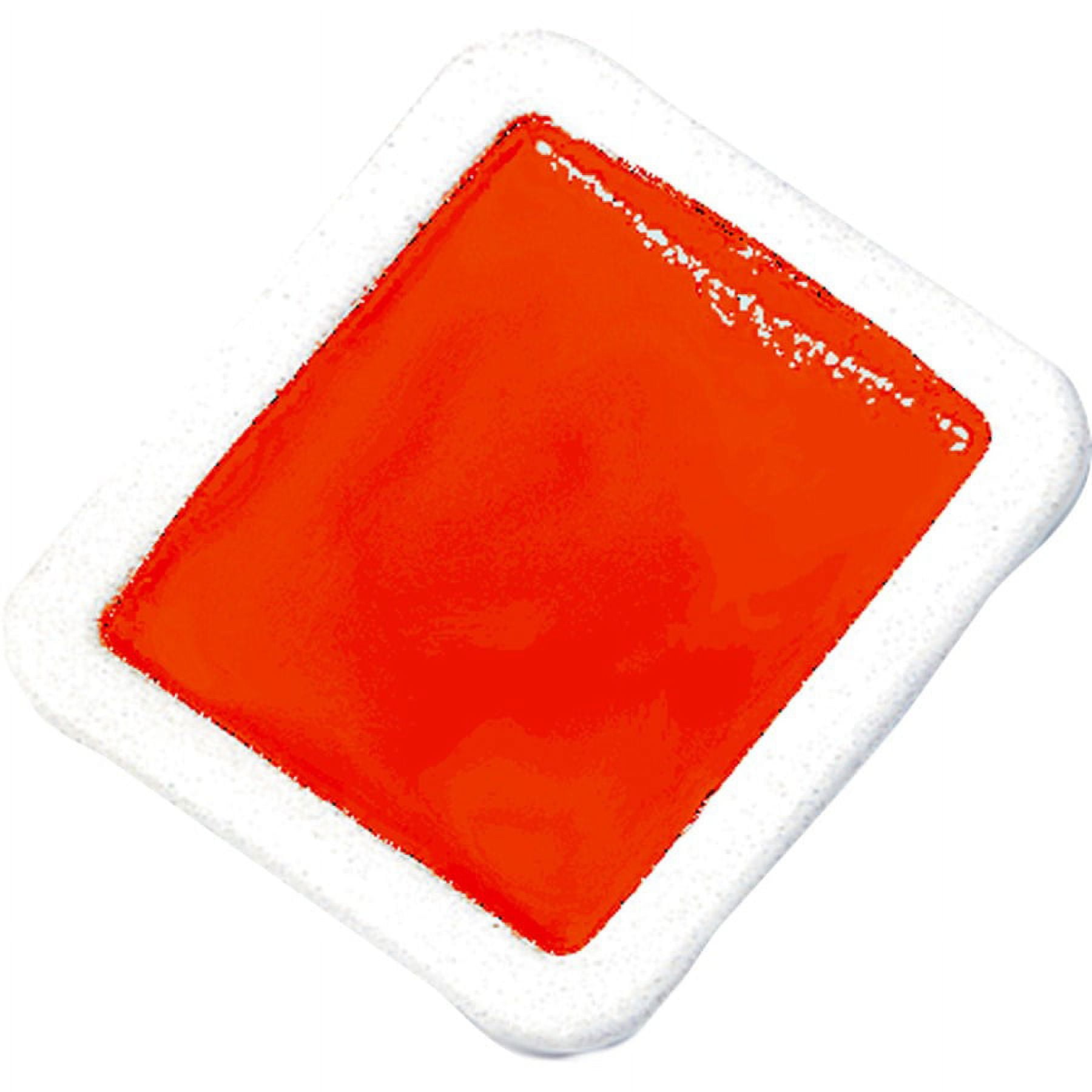 Prang Half-Pan Watercolors Refill - 1 Dozen - Red Orange | Bundle of 5 Dozen