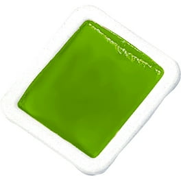 Prang Oval-Pan Watercolors Refill - 1 Dozen - Yellow Green Prang Oval-Pan Watercolors Refill - 1 Dozen - Yellow Green