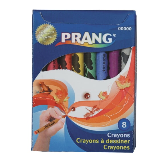 Large Crayons Made with Soy 8 Colors/Pack X00900