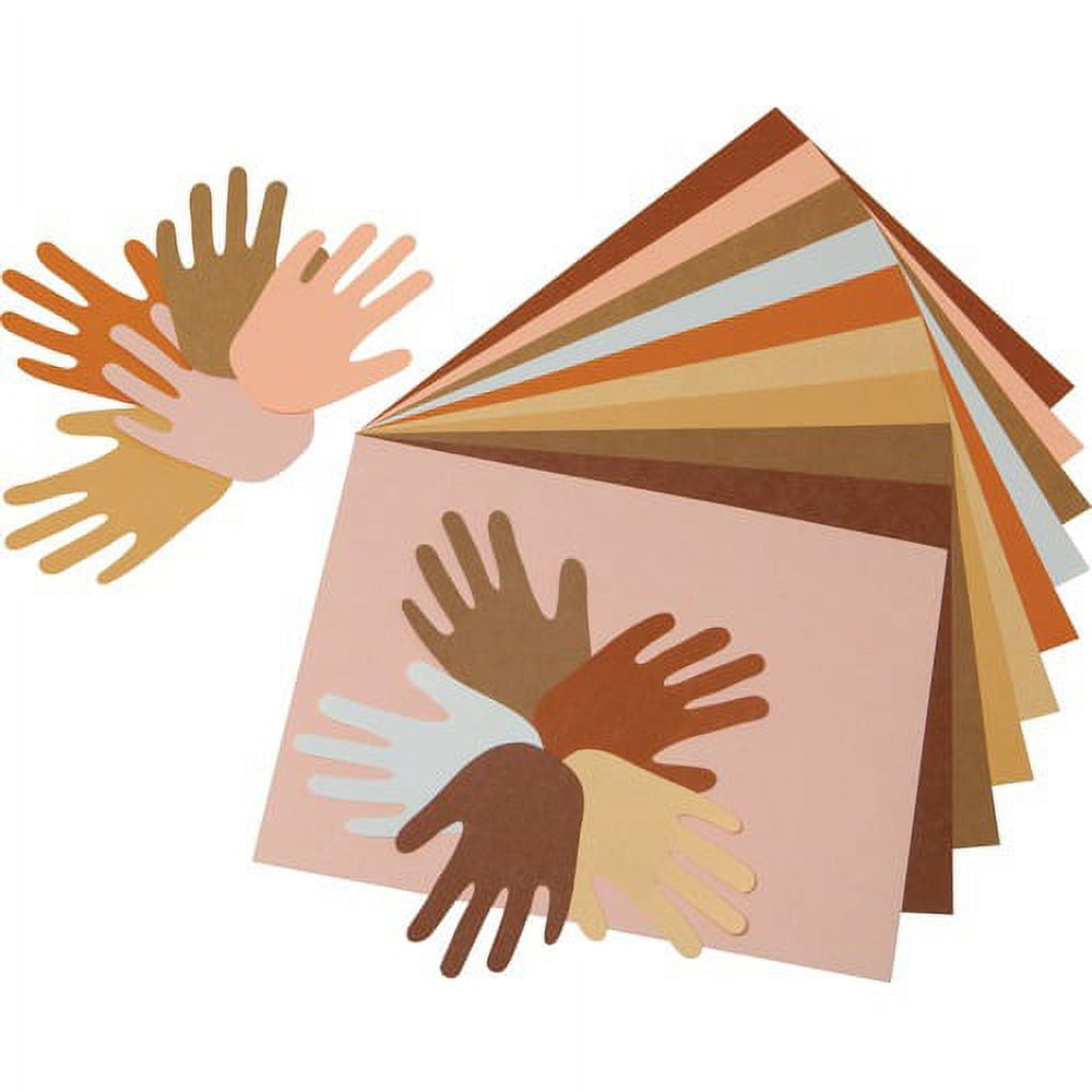 Prang Multicultural Construction Paper - Art, Craft - 0.40"Height x 18"Width x 12"Length - 50 / Pack - Assorted | Bundle of 5 Packs