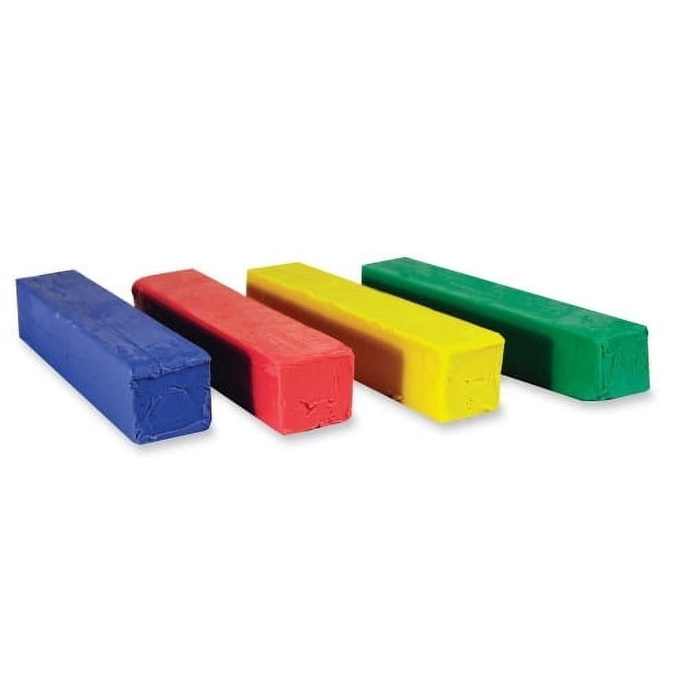 Prang Non-Hardening Clay Stick - Assorted Primary (0.25 lb)