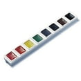 thumbnail image 1 of Prang Non-Toxic Semi-Moist Watercolor Paint Refill Strip Set, Plastic Half Rectangular Pan, Assorted Color, Pack of 3, 1 of 4