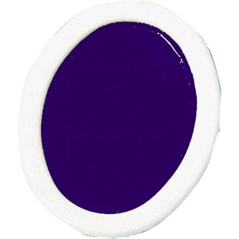 Prang Oval-Pan Watercolors Refill - 1 Dozen - Blue Violet Prang Oval-Pan Watercolors Refill - 1 Dozen - Blue Violet