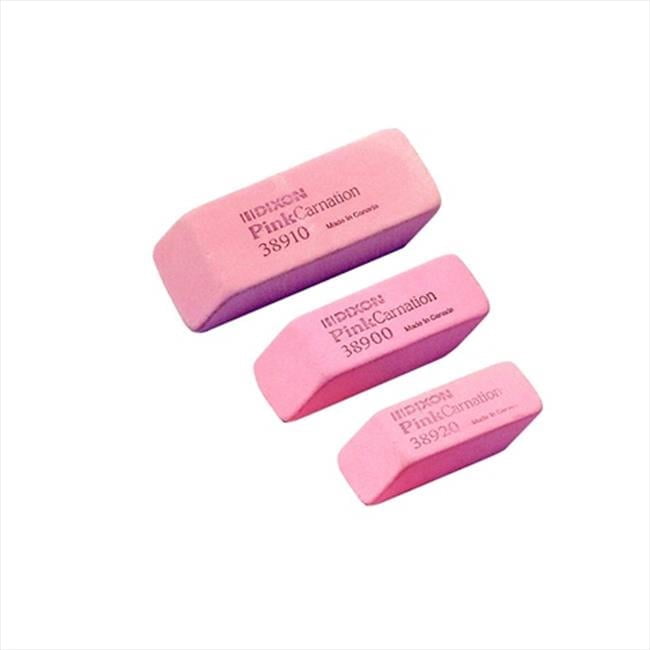 Prang  Pink Carnation Prang Smudge-Free Eraser - Pack - 36