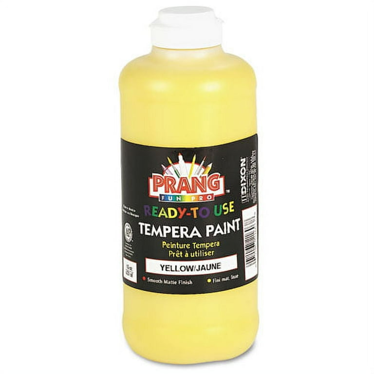 Ready-to-Use Tempera Paint, Yellow, 16 oz Dispenser-Cap Bottle Ready-to-Use Tempera Paint, Yellow, 16 oz Dispenser-Cap Bottle