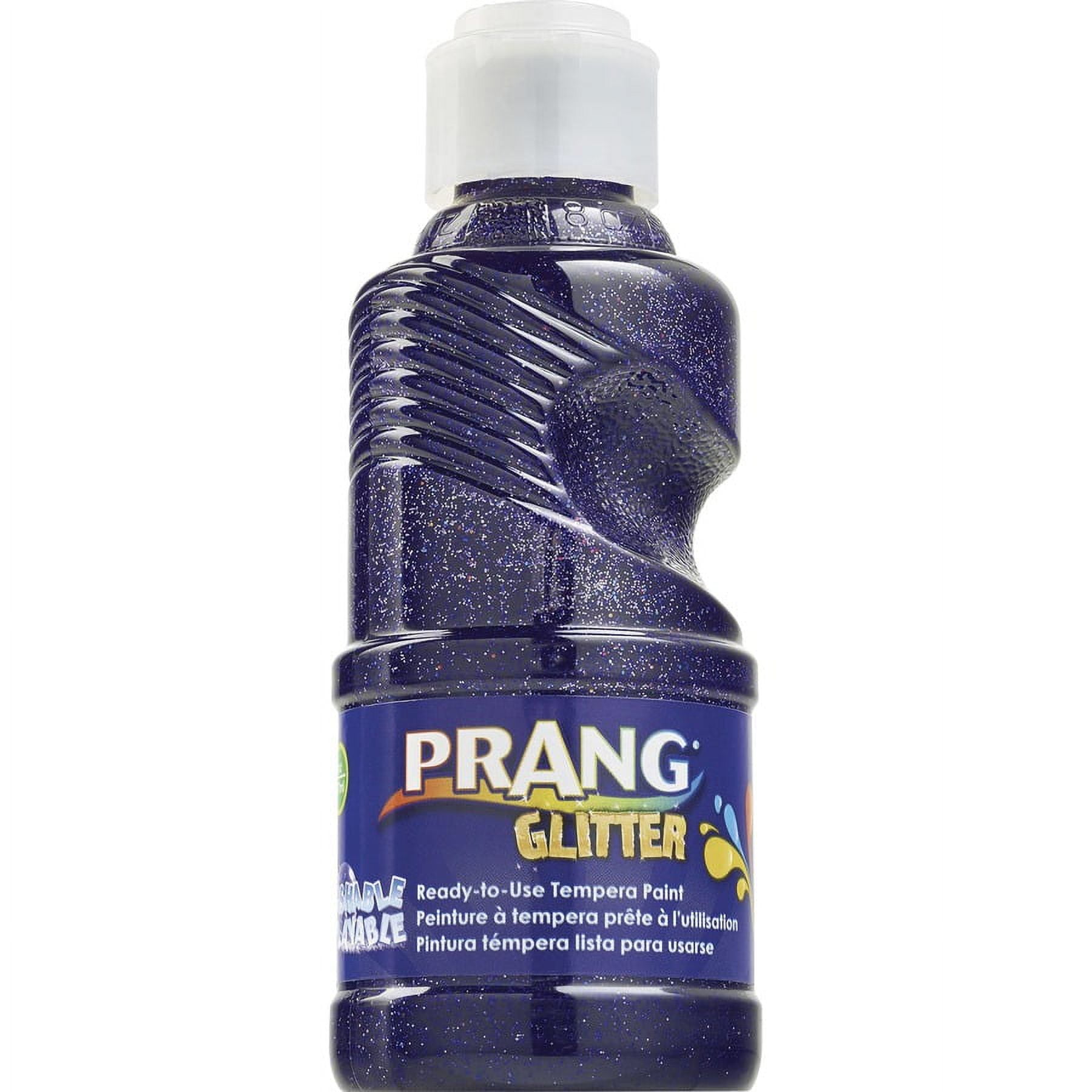 Prang Ready-to-Use Glitter Paint - 8 fl oz - 1 Each - Glitter Blue Prang Ready-to-Use Glitter Paint - 8 fl oz - 1 Each - Glitter Blue