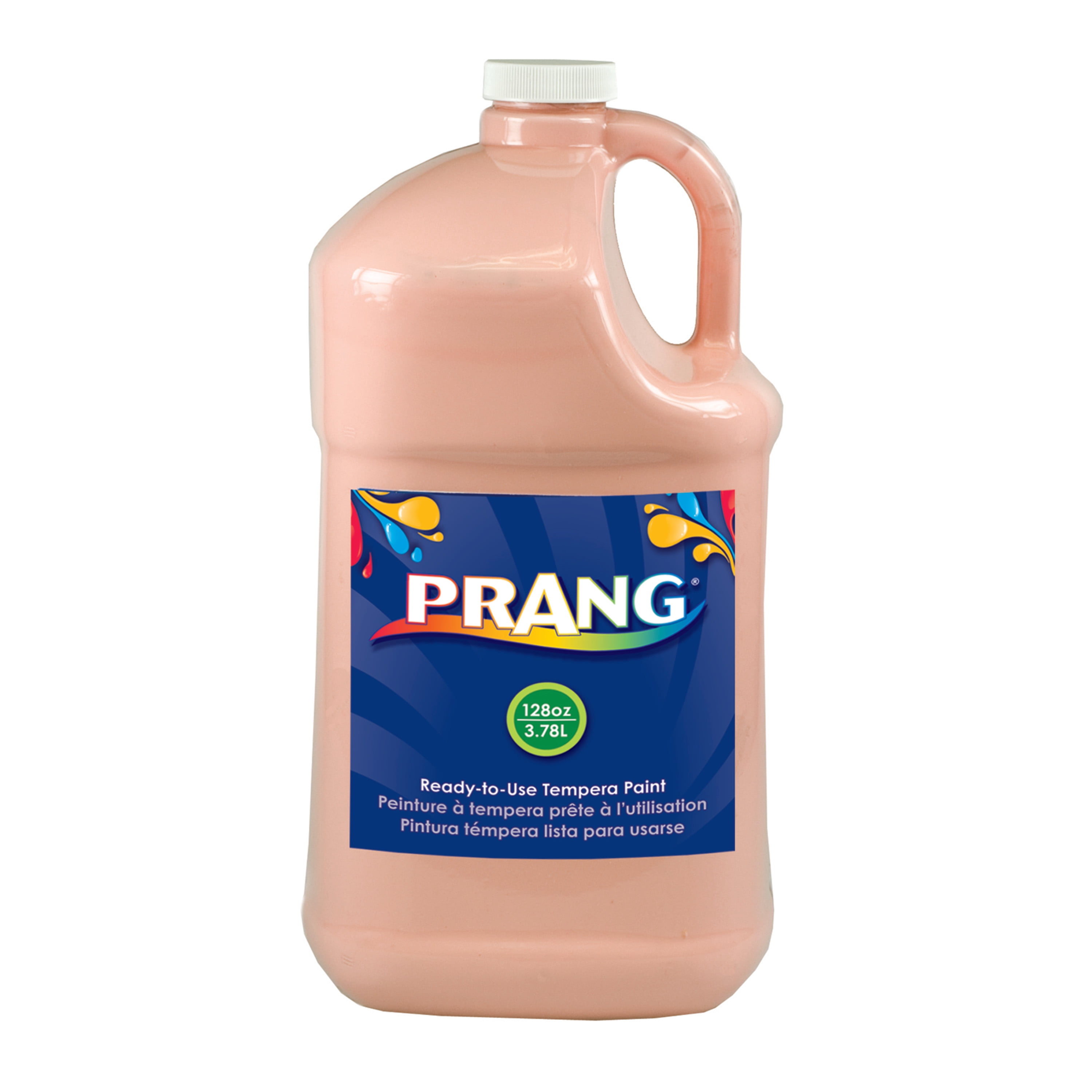 Prang Ready-to-Use Tempera Paint, 128 oz., Peach