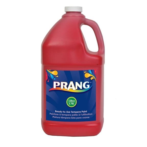 Prang Ready-to-Use Tempera Paint, Red, 1 gal
