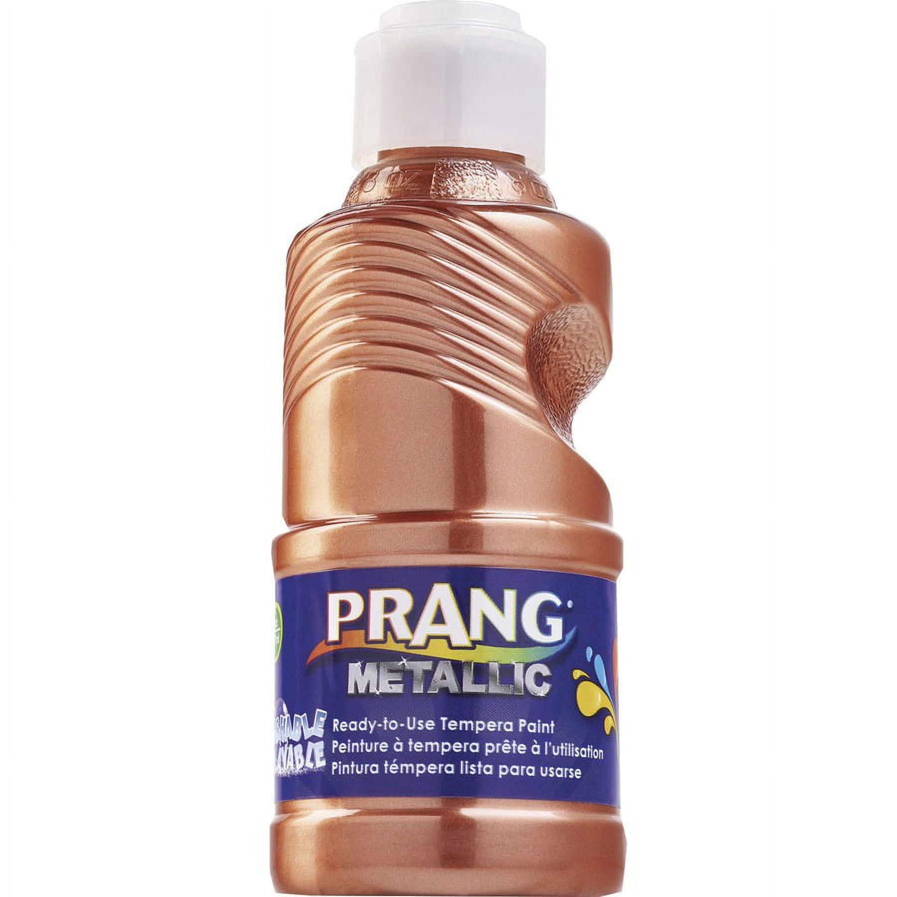 Prang Ready-to-Use Washable Metallic Paint - 8 fl oz - 1 Each - Metallic Gold Prang Ready-to-Use Washable Metallic Paint - 8 fl oz - 1 Each - Metallic Gold