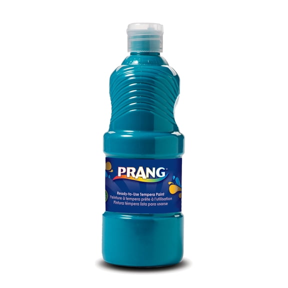 Prang Tempera Paint, Turquoise Blue, Pack of 6