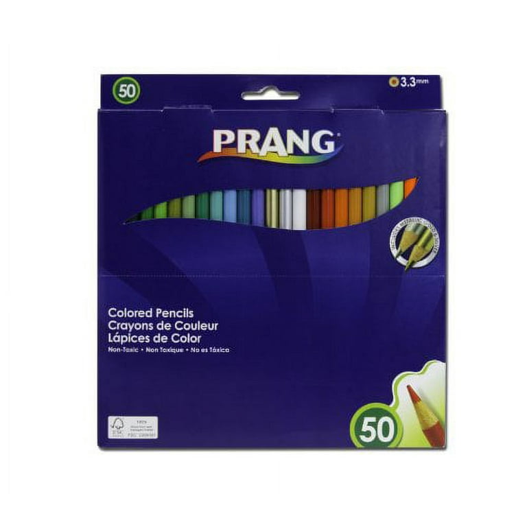Prang® Triangular Colored Pencils, 5.5 Mm Core, With Sharpener