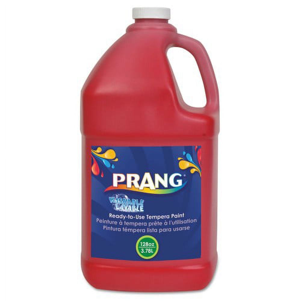 Prang Washable Paint, Red, 1 Gal