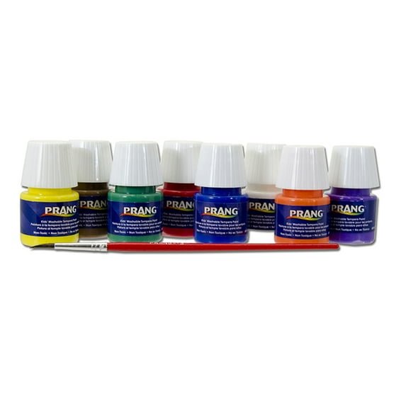 Prang® Washable Paint Set, 8-colors/pk, Set of 6