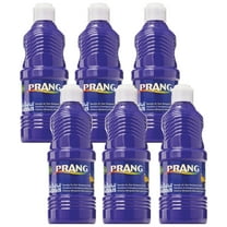 Prang Washable Tempera Paint, Violet, 16 oz, Pack of 6