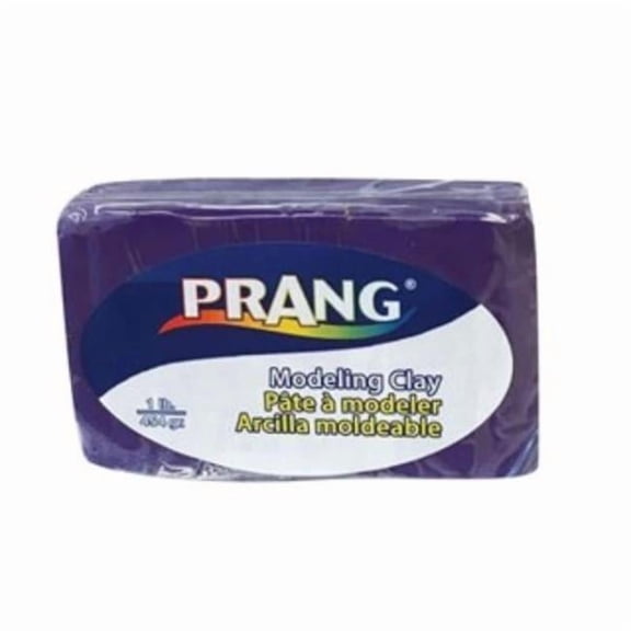 Prang X00786 Non-Hardening Clay Blocks, Violet - 1 lbs