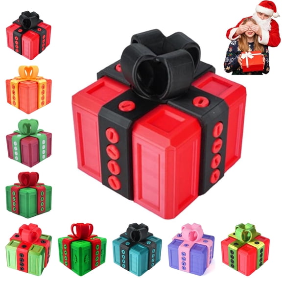 The Prank Box – Annoying Gift Box with Screws, 3D Puzzle Box Prank Toy, Screw Gift Box Prank, Funny 3D Printed Screw Gifts Boxes Ideal, for Funny Christmas Unlocked Tease Box (E)