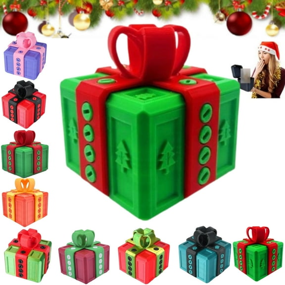 The Prank Box – Hilarious Screw Challenge with Middle Fingeres Surprise, Perfect Gag Gift for All Occasions, Annoying Funny 3D Printed Screw Gifts Boxes Ideal for Birthday, Christmas（A）