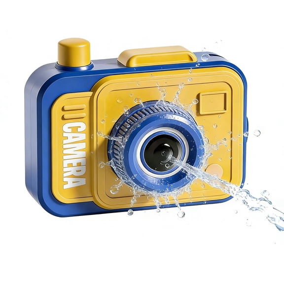 Prank Camera Water Gun, Double-Direction Squirt Toy Shoots Forward & Backward, Fake Camera Water Blaster for Pool, Beach & Outdoor Fun