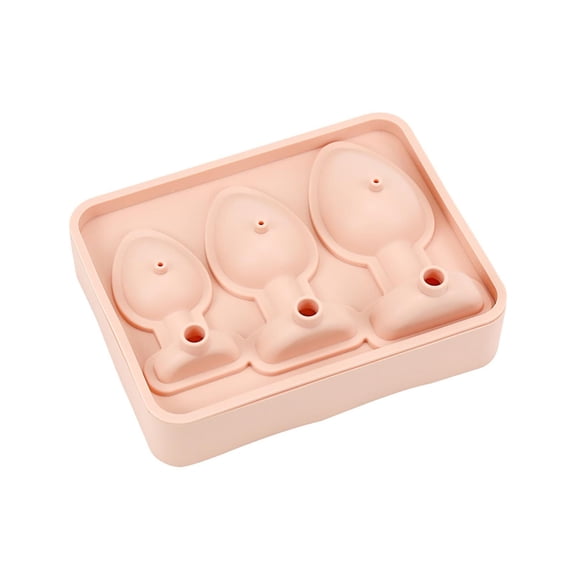 Prank Plug Shaped Trays Silicone for DIY Cake Chocolate Candy Light Green, 4.4x5.8 in, Pink