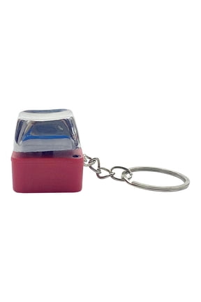 Prank Shock Button Keychain - Harmless Electric Shock Gag Toy, Fake USB Key for April Fools, Safe Prank Gag Gift for Friends & Family